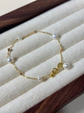 [Eumelia] Rhythmic layering Freshwater Pearl Bracelet