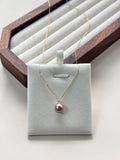 8.8mm Freshwater Edison Purple Pearl Necklace