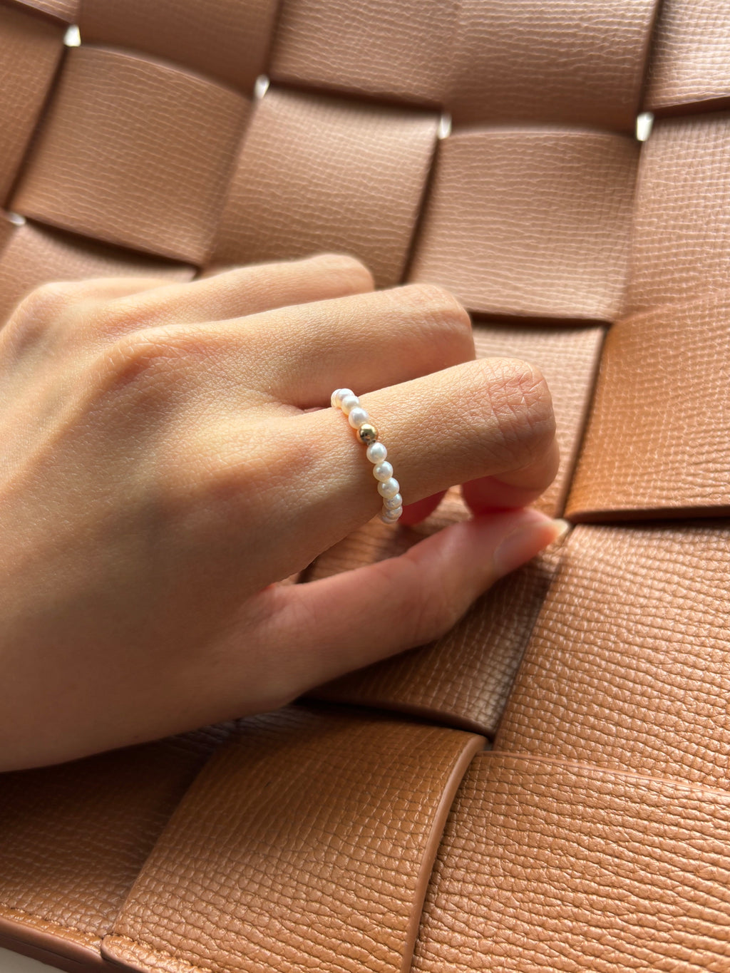 Everyday 2.5-3mm Mini Pearl Minimalist Ring