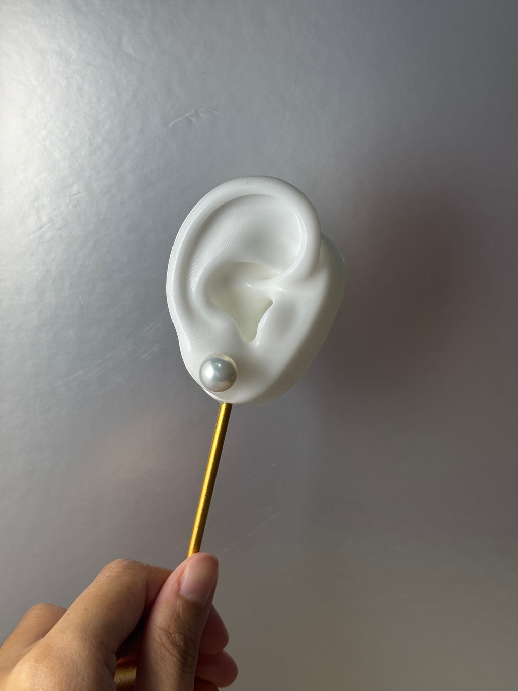 [Grace] 10-11mm Edison Pearl Ear Stud