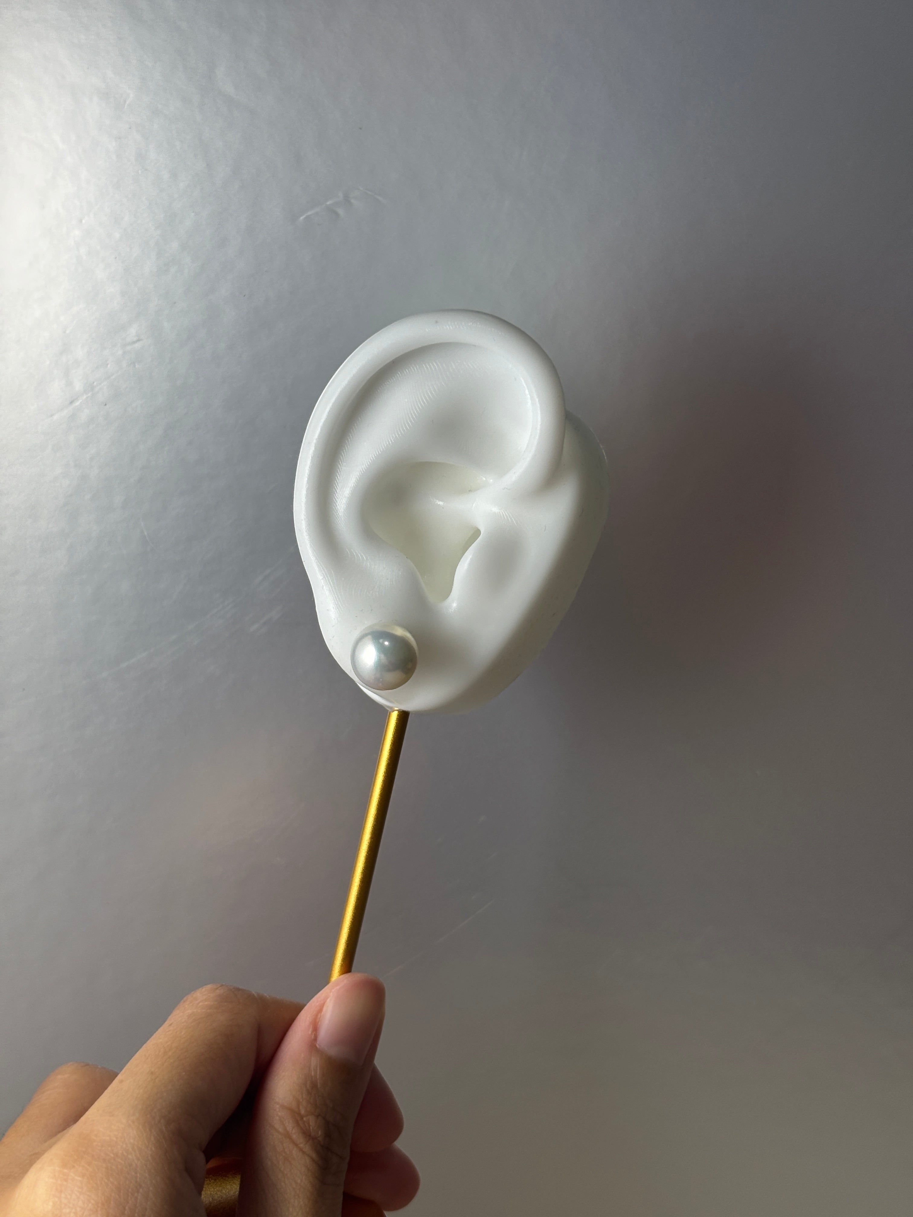 [Grace] 10-11mm Edison Pearl Ear Stud