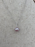 [Giselle] Lilac freshwater pearl necklace