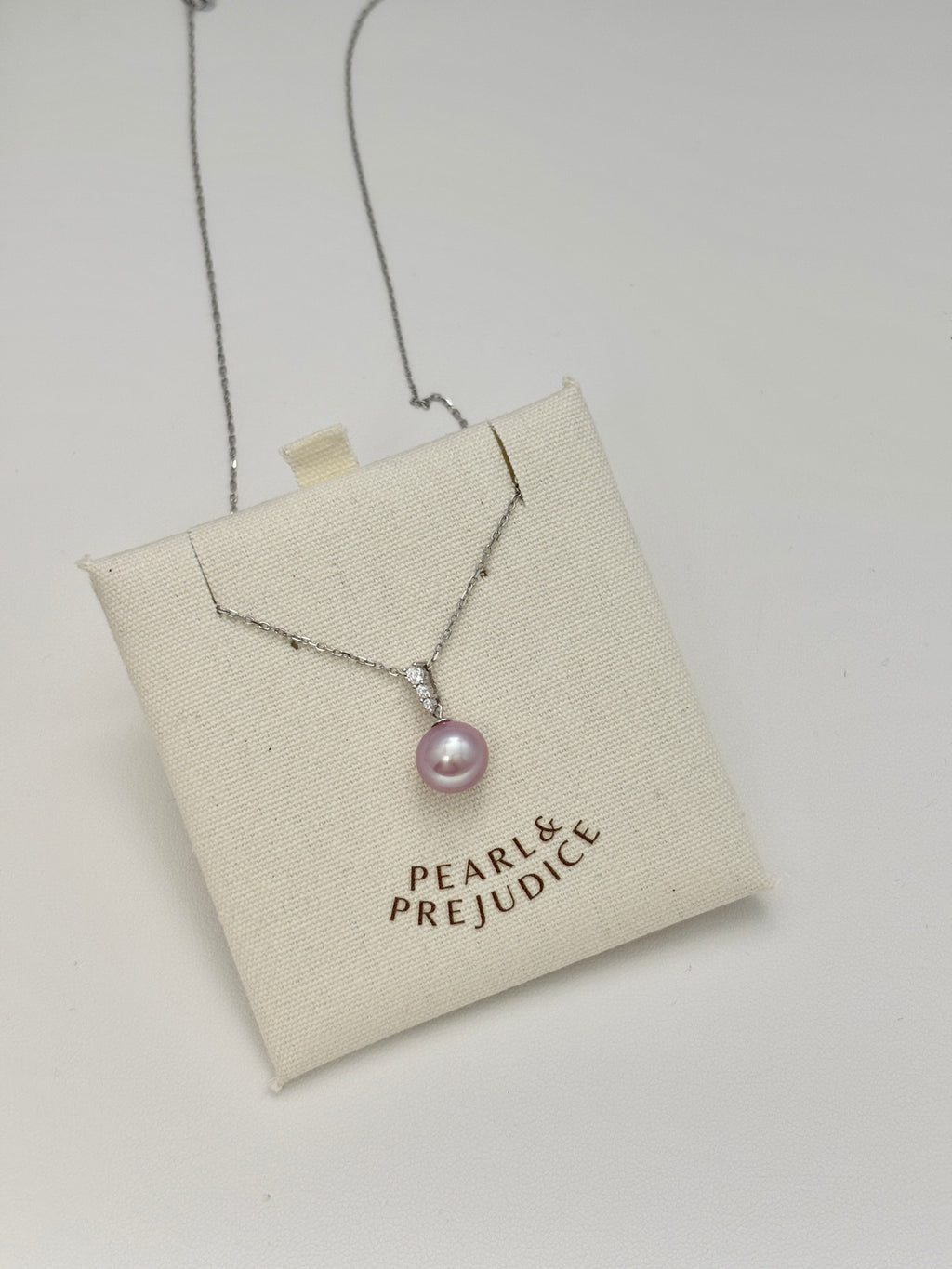 [Giselle] Lilac freshwater pearl necklace