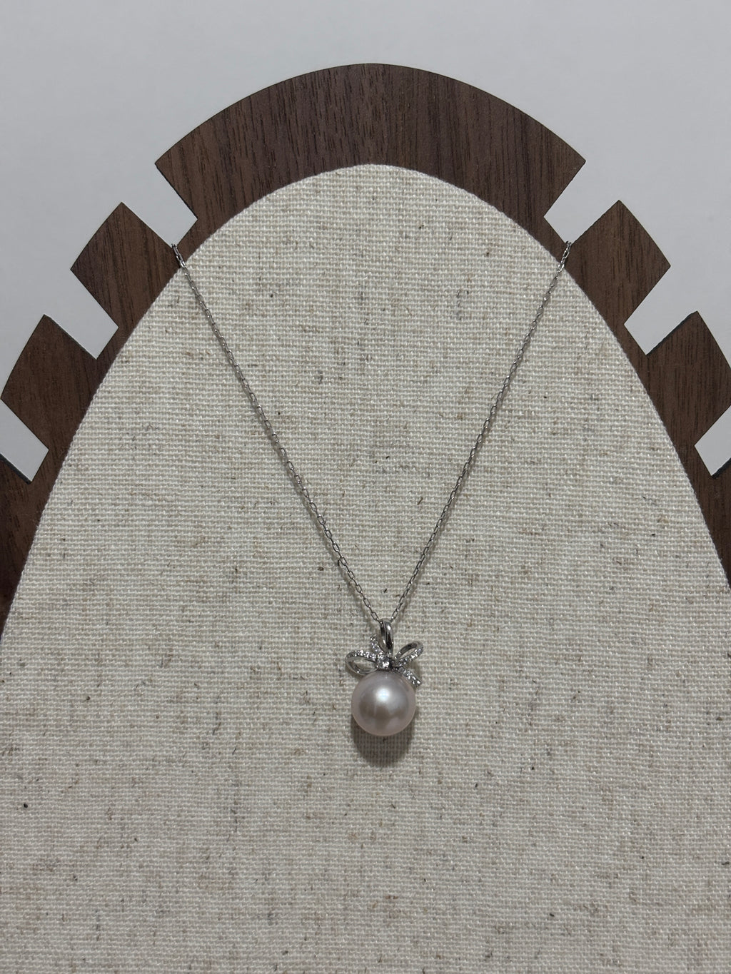 [Charlotte] Pastel Purple Bow Tie Necklace