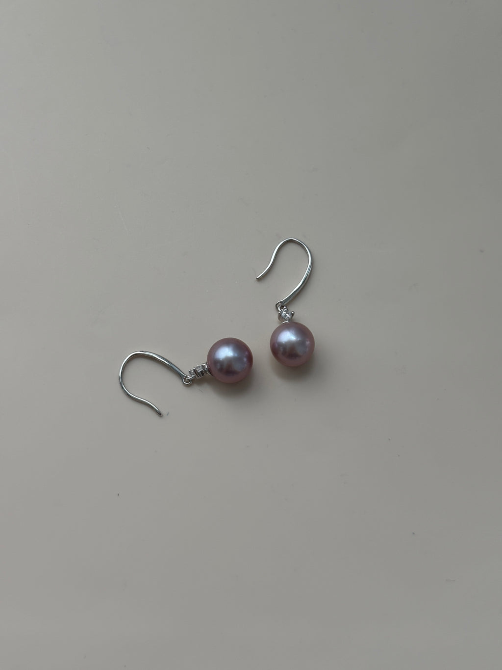 [Selena] Lilac Freshwater Pearl Drop Earring