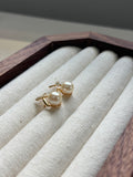 [Oriana] Gold Akoya Pearl Earring