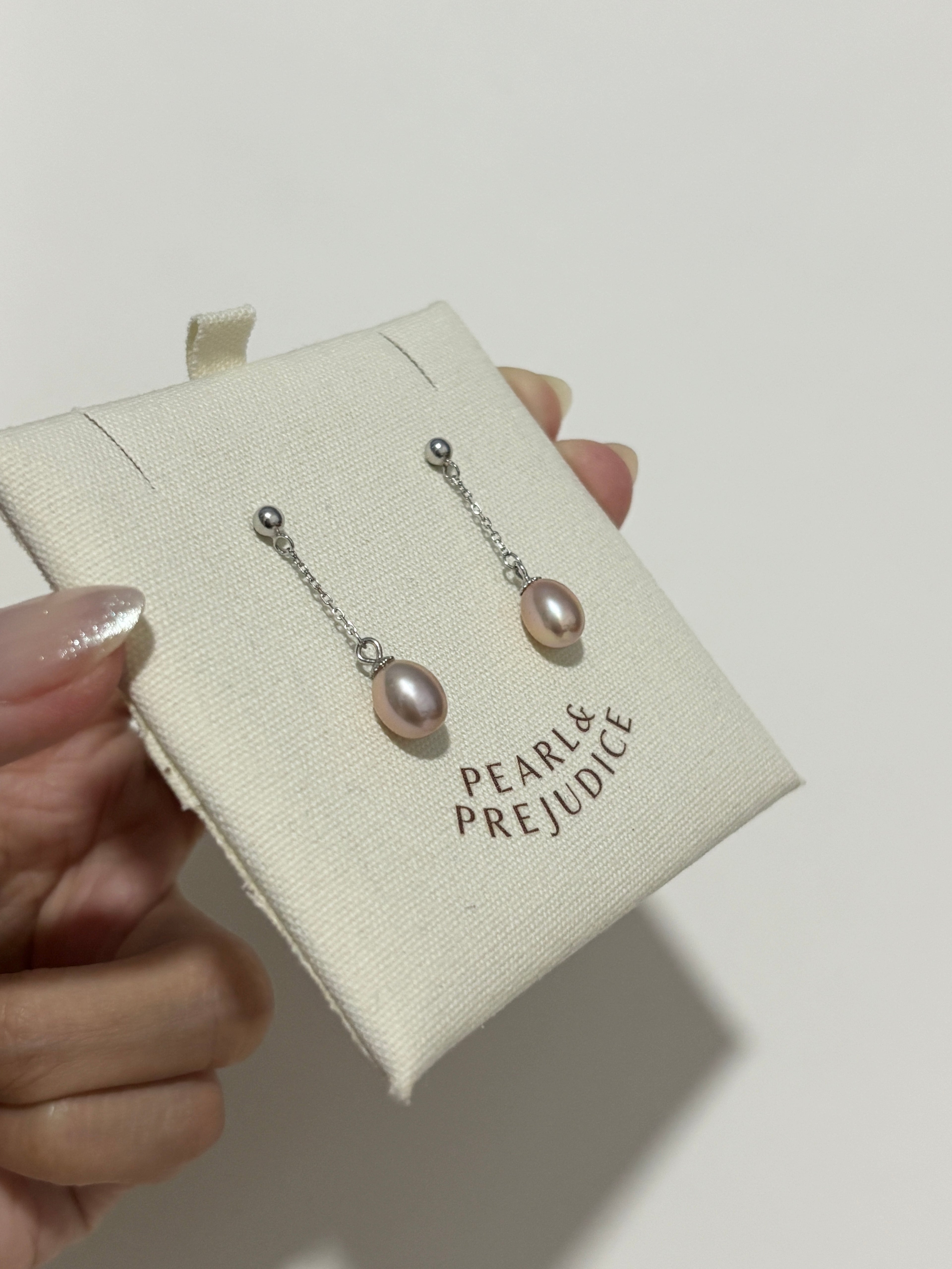 [Marcella] Petite Rice Pearl Earring